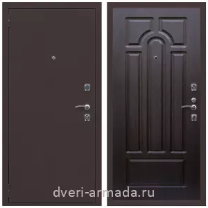 Взломостойкие входные двери, Дверь входная Армада Комфорт Антик медь / МДФ 16 мм ФЛ-58 Венге